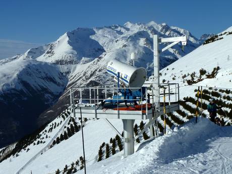 Sneeuwzekerheid zuidelijke Franse Alpen – Sneeuwzekerheid Les 2 Alpes