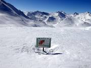 Beschermde wildgebieden in het skigebied