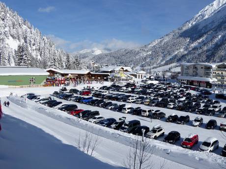 Achensee: bereikbaarheid van en parkeermogelijkheden bij de skigebieden – Bereikbaarheid, parkeren Christlum – Achenkirch