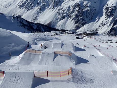 Snowparken Zwitserse Alpen – Snowpark Ischgl/Samnaun – Silvretta Arena