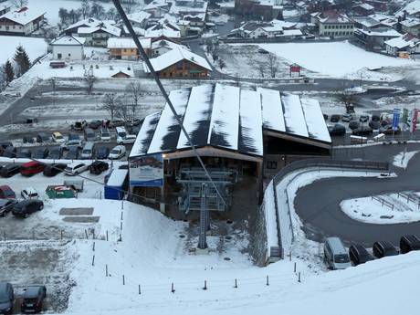 Innsbruck-Land: bereikbaarheid van en parkeermogelijkheden bij de skigebieden – Bereikbaarheid, parkeren Glungezer – Tulfes