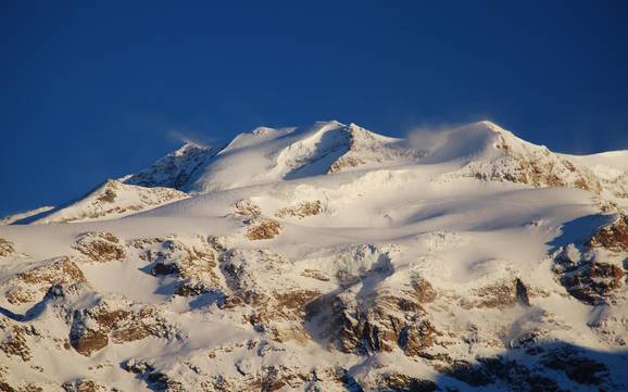Grootste hoogteverschil in Piemont – skigebied Alagna Valsesia/Gressoney-La-Trinité/Champoluc/Frachey (Monterosa Ski)