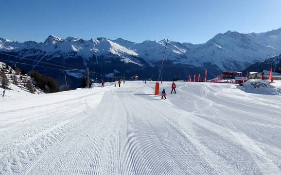 Skigebieden voor beginners in het Val d'Anniviers – Beginners Grimentz/Zinal