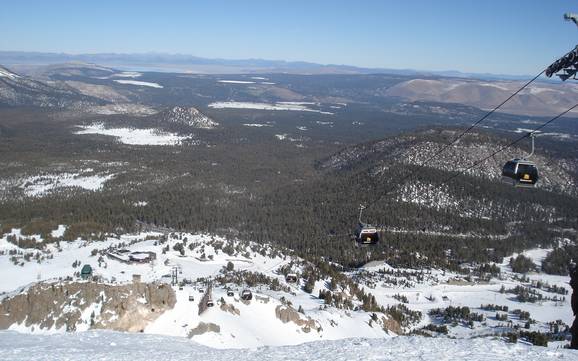 Hoogste dalstation in de Sierra Nevada (VS) – skigebied Mammoth Mountain
