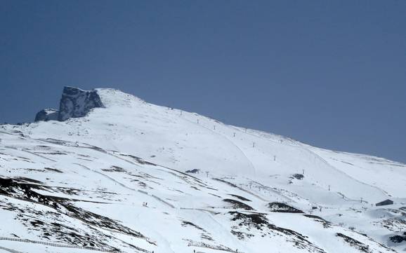 Grootste hoogteverschil in de Sierra Nevada (ES) – skigebied Sierra Nevada – Pradollano
