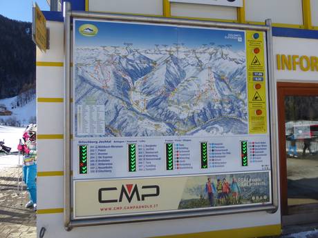 Eisacktal: oriëntatie in skigebieden – Oriëntatie Gitschberg Jochtal