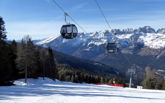 Beste skigebied in Altopiano della Paganella/Dolomiti di Brenta/Lago di Molveno – Beoordeling Paganella – Andalo