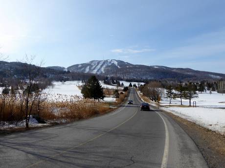 Québec: bereikbaarheid van en parkeermogelijkheden bij de skigebieden – Bereikbaarheid, parkeren Bromont
