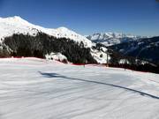 Uitzicht over het skigebied Rauris