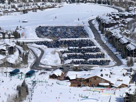 Western United States: bereikbaarheid van en parkeermogelijkheden bij de skigebieden – Bereikbaarheid, parkeren Deer Valley