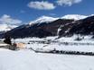 Albula-Alpen: bereikbaarheid van en parkeermogelijkheden bij de skigebieden – Bereikbaarheid, parkeren Zuoz – Pizzet/Albanas