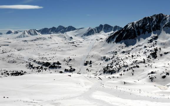 Hoogste skigebied in Andorra – skigebied Grandvalira – Pas de la Casa/Grau Roig/Soldeu/El Tarter/Canillo/Encamp