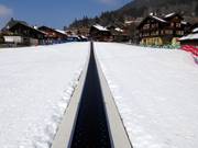 Transportband van de Schweizer Ski- en Snowboardschule Wengen