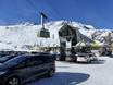 Lepontinische Alpen: bereikbaarheid van en parkeermogelijkheden bij de skigebieden – Bereikbaarheid, parkeren Gemsstock – Andermatt