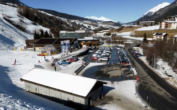 Savognin Bivio Albula: bereikbaarheid van en parkeermogelijkheden bij de skigebieden – Bereikbaarheid, parkeren Savognin