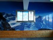 Informatiebord bij het dalstation van de Gletscherexpress