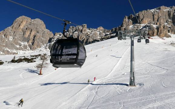 Beste skigebied in het Val di Fassa (Fassatal) – Beoordeling Carezza