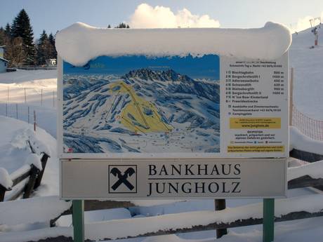 Außerfern: oriëntatie in skigebieden – Oriëntatie Jungholz