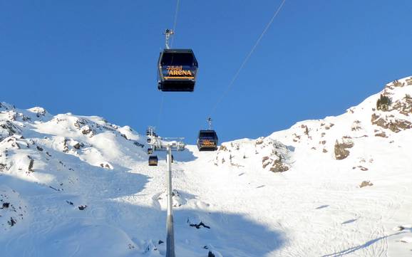 Zell-Gerlos: beste skiliften – Liften Zillertal Arena – Zell am Ziller/Gerlos/Königsleiten/Hochkrimml