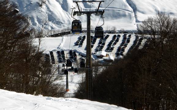 Sernftal: bereikbaarheid van en parkeermogelijkheden bij de skigebieden – Bereikbaarheid, parkeren Elm im Sernftal
