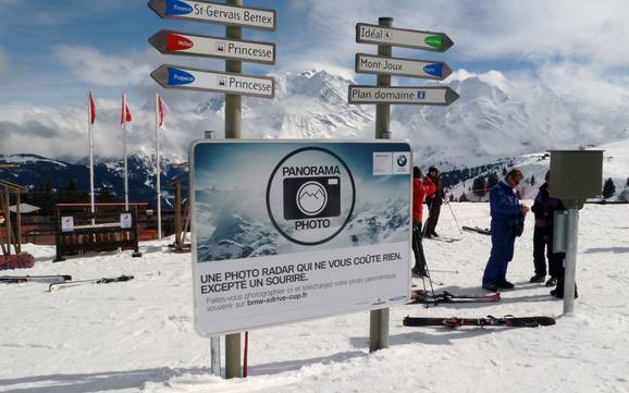 Evasion Mont-Blanc: oriëntatie in skigebieden – Oriëntatie Megève/Saint-Gervais