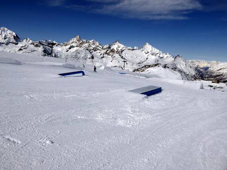Snowparken Aostadal – Snowpark Zermatt/Breuil-Cervinia/Valtournenche – Matterhorn