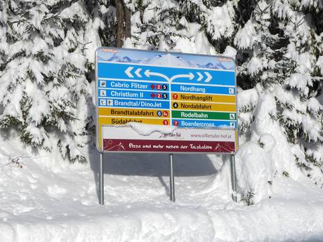 Achensee: oriëntatie in skigebieden – Oriëntatie Christlum – Achenkirch