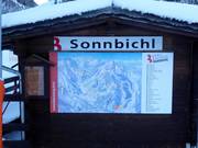 Overzichtskaart bij de Sonnbichllift