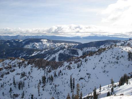 Sierra Nevada (VS): Grootte van de skigebieden – Grootte Palisades Tahoe