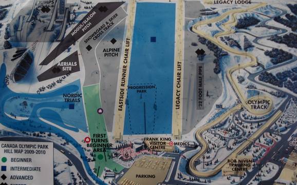 Calgary Region: oriëntatie in skigebieden – Oriëntatie Canada Olympic Park – Calgary
