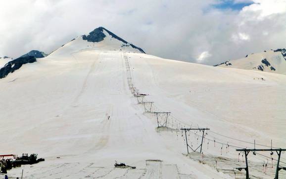 Hoogste skigebied in de Valtellina (Veltlin) – skigebied Passo dello Stelvio (Stelviopas)
