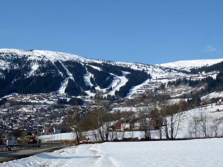 Hordaland: Grootte van de skigebieden – Grootte Voss Resort