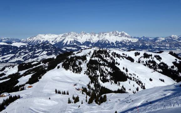 Grootste skigebied in de nationalparkregio Hohe Tauern – skigebied KitzSki – Kitzbühel/Kirchberg