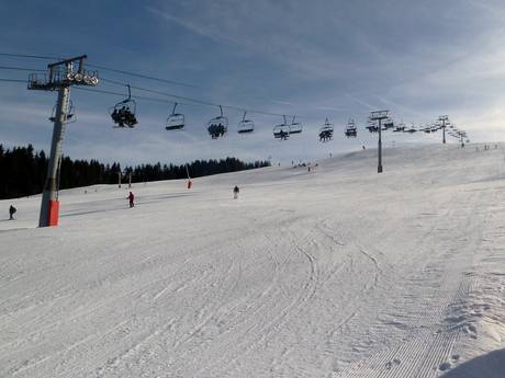 Bonneville: Grootte van de skigebieden – Grootte Les Portes du Soleil – Morzine/Avoriaz/Les Gets/Châtel/Morgins/Champéry