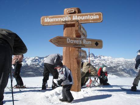 Western United States: oriëntatie in skigebieden – Oriëntatie Mammoth Mountain