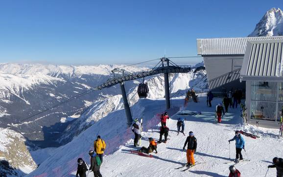 Hoogste skigebied in het Val di Sole – skigebied Ponte di Legno/​Tonale/​Presena-gletsjer/​Temù (Pontedilegno-Tonale)