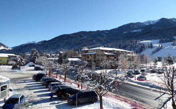 Osttiroler Hochpustertal: bereikbaarheid van en parkeermogelijkheden bij de skigebieden – Bereikbaarheid, parkeren Sillian – Thurntaler (Hochpustertal)