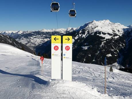 Vorarlberg: oriëntatie in skigebieden – Oriëntatie Silvretta Montafon