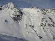 Uitzicht op Schindler Kar - skiroute nr. 86