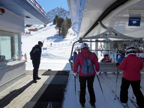 Tiroler Oberland: vriendelijkheid van de skigebieden – Vriendelijkheid Nauders am Reschenpass – Bergkastel