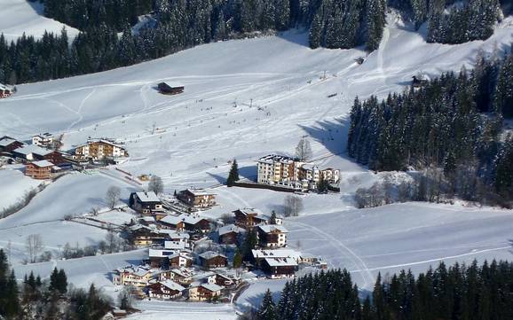 Hoogste dalstation in Wildschönau – skigebied Roggenboden