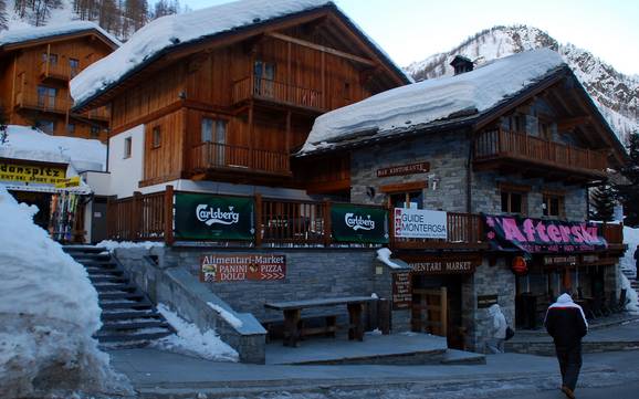 Après-ski Monte Rosa – Après-ski Alagna Valsesia/Gressoney-La-Trinité/Champoluc/Frachey (Monterosa Ski)