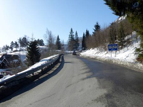 Vestlandet (Noorse Fjorden): bereikbaarheid van en parkeermogelijkheden bij de skigebieden – Bereikbaarheid, parkeren Voss Resort
