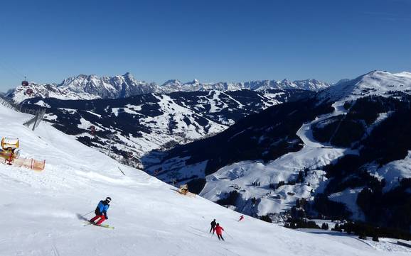 Hoogste skigebied in het Pillerseetal – skigebied Saalbach Hinterglemm Leogang Fieberbrunn (Skicircus)