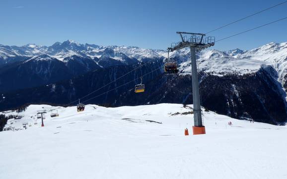 Hoogste dalstation in de Obervinschgau – skigebied Watles – Mals (Malles Venosta)