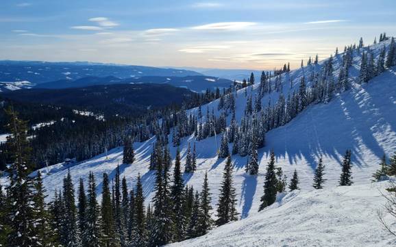 Hoogste skigebied in het regionaal district North Okanagan – skigebied Silver Star