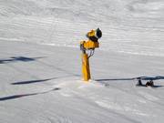 Sneeuwkanon in het skigebied van Sölden
