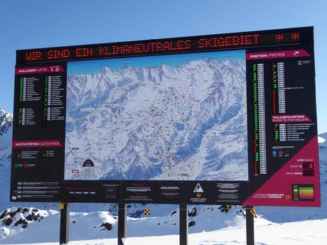 oostelijk deel van de Alpen: oriëntatie in skigebieden – Oriëntatie Ischgl/Samnaun – Silvretta Arena