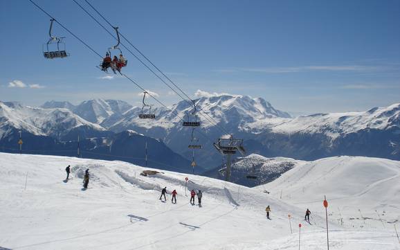 Grootste skigebied in het departement Isère – skigebied Alpe d'Huez