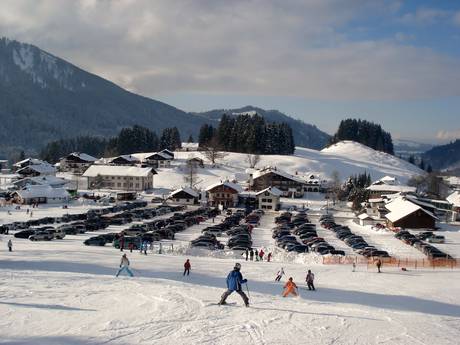 Tannheimer Tal: bereikbaarheid van en parkeermogelijkheden bij de skigebieden – Bereikbaarheid, parkeren Jungholz